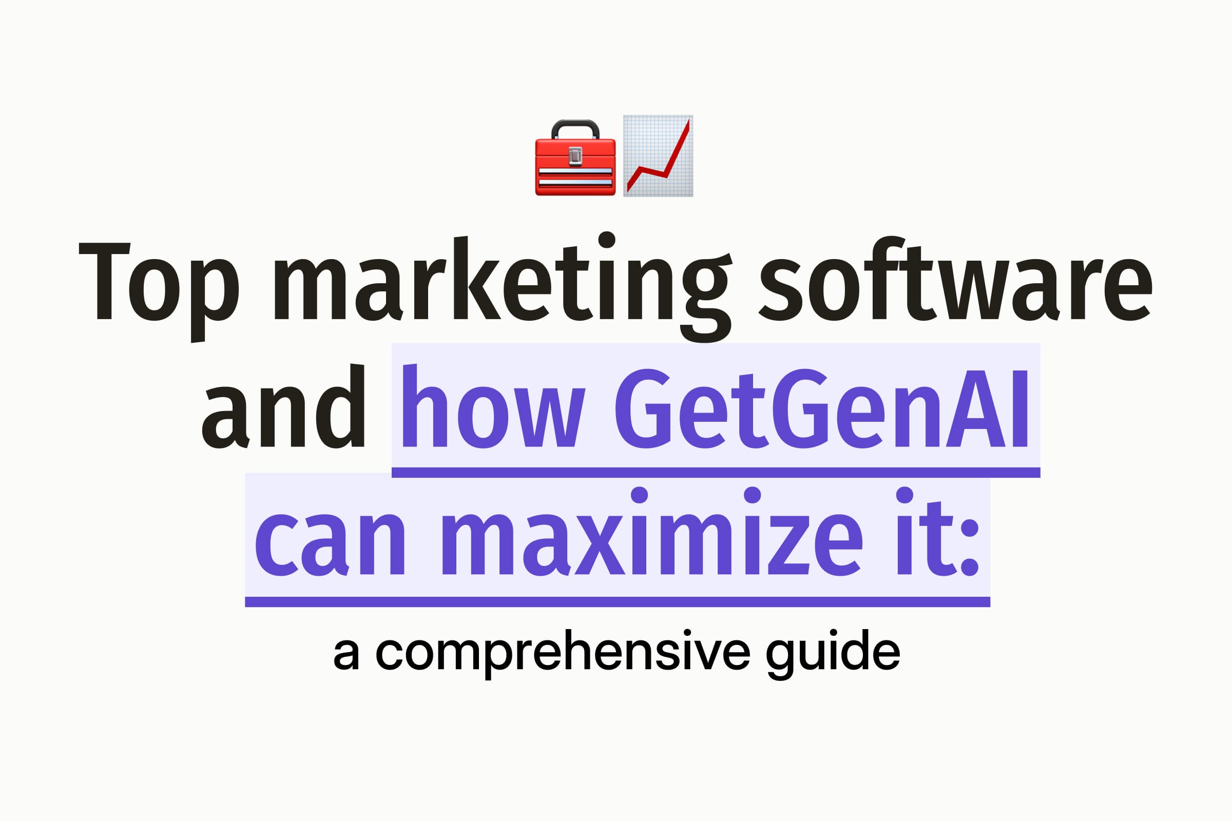 Toolbox and rising chart emoji above a text-only graphic with the phrase how Inspack can maximize it highlighted